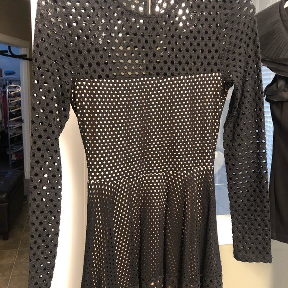 Black knit Dress long sleeve BCBG Maxamara - Picture 6 of 8